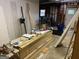 Unfinished basement space with visible framework and materials, presenting renovation or customization opportunities at 281 Timber Laurel Ln, Lawrenceville, GA 30043