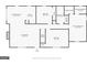 Detailed floor plan showcasing the layout of the home's main level with dimensions for each room at 117 Parkway Ct, Dallas, GA 30157