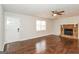 Cozy living room with hardwood floors and natural light at 117 Parkway Ct, Dallas, GA 30157