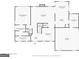 Detailed floor plan showcasing the layout of the home including dimensions for each room at 495 N Oakland Cir, Mcdonough, GA 30253