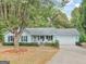 Charming light blue single-story home with a welcoming front porch and well-maintained landscaping at 220 Melrose Way, Mcdonough, GA 30252