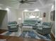 Bright living room with a ceiling fan and recessed lighting at 170 Majesty Ln, Fayetteville, GA 30215