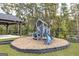 Community playground with modern play structure, slide, and a picnic pavilion at 1048 Claas Way, Locust Grove, GA 30248