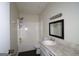 Cozy bathroom featuring a shower-tub combo and vanity at 905 Pine Tree Trl, South Fulton, GA 30349