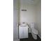 Simple bathroom featuring a vanity and toilet at 905 Pine Tree Trl, South Fulton, GA 30349