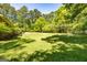 Large, well-maintained backyard with lush green grass, offering a perfect outdoor space at 160 Pine Trail Rd, Fayetteville, GA 30214
