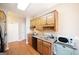 A well lit Kitchen with stainless steel sink at 1800 Stockton Walk Ln, Snellville, GA 30078