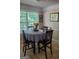 Cozy dining area featuring a round table, four chairs, and a window with natural light at 65 Coldwater Way, Covington, GA 30016