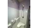 The shower has an adjustable handheld wand at 1687 Blue Heron Way, Hampton, GA 30228