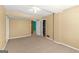 Neutral bedroom with wall-to-wall carpet and a small window at 437 Forrest Ave, Fayetteville, GA 30214