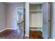 Well-organized closet with built-in shelving and ample storage space at 3127 Mill Se St, Covington, GA 30014