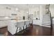 Spacious kitchen with island, stainless steel appliances, and ample cabinetry at 401 Hallman Pl, Peachtree City, GA 30269