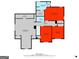 Detailed floor plan showcasing layout with labeled rooms and dimensions of the upper level at 520 Easton Dr, Locust Grove, GA 30248