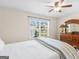 Bedroom featuring a dresser with mirror, neutral paint, and a window for natural light at 109 Faversham Dr, Mcdonough, GA 30252