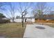 Backyard featuring basketball court and fenced yard at 2827 Somerton Dr, Morrow, GA 30260