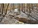 Natural creek flowing through a secluded wooded area at 3630 Jim Moore Rd, Dacula, GA 30019
