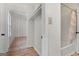 Hallway features a closet and access to a bathroom at 4601 Highway 81 E, Mcdonough, GA 30252