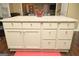 Kitchen island featuring granite countertops, modern design, and ample storage at 1103 Coleman Sw St, Atlanta, GA 30310