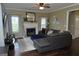 Living room with hardwood floors, a TV and neutral colored walls at 1103 Coleman Sw St, Atlanta, GA 30310