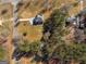 A clear aerial perspective showing the layout of the property and neighborhood at 231 Ashley Trace Dr, Locust Grove, GA 30248