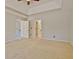 Bedroom with en-suite bathroom and neutral wall to wall carpet at 245 Highview Trce, Fayetteville, GA 30215