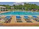 Large community pool featuring lounge chairs, umbrellas and is perfect for relaxing and recreation at 245 Highview Trce, Fayetteville, GA 30215
