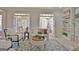 Inviting living room with French doors, built-in shelves, and comfortable seating at 245 Highview Trce, Fayetteville, GA 30215