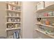 A well-stocked pantry with organized shelving and storage solutions at 245 Highview Trce, Fayetteville, GA 30215