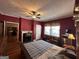 Bedroom with hardwood floors and lots of light from the window at 3 Elm St, Porterdale, GA 30014