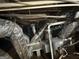 Pipes and HVAC system view in the basement at 1457 Richland Sw Rd, Atlanta, GA 30310