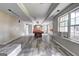 Finished basement featuring laminate flooring, a pool table, and natural light at 976 Buckhorn Bnd, Locust Grove, GA 30248