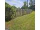 View of a backyard with a wooden fence and grass at 1225 Pitts Chapel E, Newborn, GA 30056