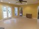 Spacious bonus room with access to the back yard through a double door at 2920 Stanway Ave, Douglasville, GA 30135