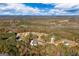This aerial view shows homes in a rural neighborhood with ample tree coverage at 460 Carrie Kathleen Ter, Carrollton, GA 30116