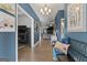 Inviting entryway featuring stylish decor, soft lighting, and a comfortable bench for a warm welcome at 460 Carrie Kathleen Ter, Carrollton, GA 30116