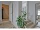 Hallway offering access to the kitchen and bathroom areas at 747 S Fairfield Dr, Peachtree City, GA 30269