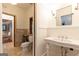 Bathroom featuring toilet and sink at 4421 Paradise Cir, Vinings, GA 30339