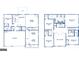 Detailed floor plan showcasing the layout of the first and second floors of the home at 624 Kimberwick Dr, Locust Grove, GA 30248