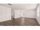This living room has wood floors, neutral paint, and natural light at 624 Kimberwick Dr, Locust Grove, GA 30248