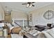 Bright living room showcasing stylish decor, hardwood floors, and a cozy seating area at 605 St. Charles Pl, Fayetteville, GA 30215