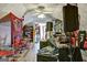 Unique bonus room offers hardwood floors, ceiling fan and plenty of storage space at 3434 Estels Ln, Conyers, GA 30013