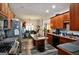 Functional kitchen featuring stainless steel appliances and breakfast bar at 3434 Estels Ln, Conyers, GA 30013