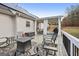 Spacious back porch offers both covered and uncovered seating at 1144 Pickets Ridge Dr, Locust Grove, GA 30248