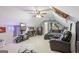 Spacious bedroom with ceiling fan, unique design and décor, and ample space at 1144 Pickets Ridge Dr, Locust Grove, GA 30248