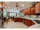 Spacious kitchen with stainless steel appliances and ample counter space and an adjacent dining room at 2275 Honeysuckle Se Ln, Smyrna, GA 30080