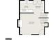 Layout of the kitchen, dining area, and living room with dimensions at 620 Bell Se Rd, Conyers, GA 30094