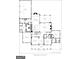 Detailed main level floor plan with dimensions for a home featuring an open kitchen and Primary suite at 3 Bob Smith Rd, Sharpsburg, GA 30277