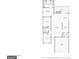Detailed floor plan illustrating the layout of the home, showcasing the kitchen, living spaces, and bedrooms at 1116 5Th Nw St, Atlanta, GA 30318