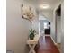 Welcoming entryway with hardwood floors and stylish decor leading into the home at 4205 Lindsey Way, Conyers, GA 30013