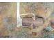Bird's-eye view of house showcasing backyard, roof, and driveway with tree coverage at 210 Heritage Cir, Mcdonough, GA 30253
